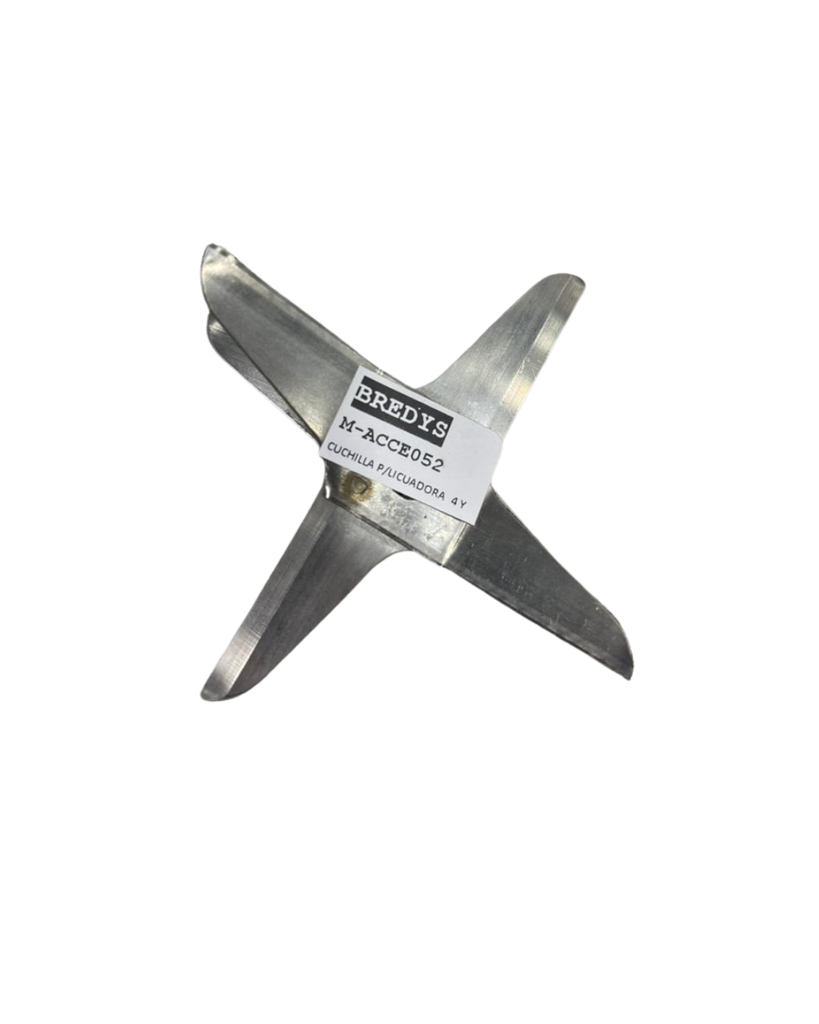 CUCHILLA PARA LICUADORA INDUSTRIAL DE ACERO INOXIDABLE 4 Y 8 L METVISA