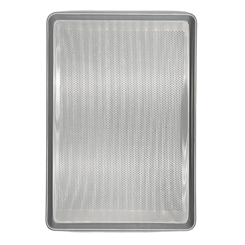 BANDEJA PANADERA PERFORADA EN ACERO INOXIDABLE DE 65X45 CM  ALUMWARE
