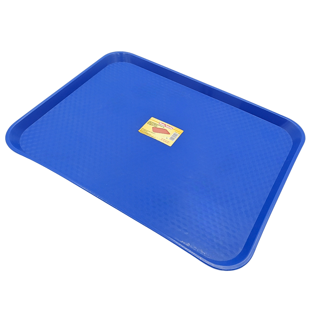 BANDEJA PLASTICA AZUL REY DE 43X33 CM SIMPLESOLUTION