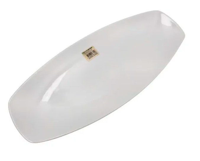 BANDEJA OVALADA DE CERAMICA 40X17 CM CORONA