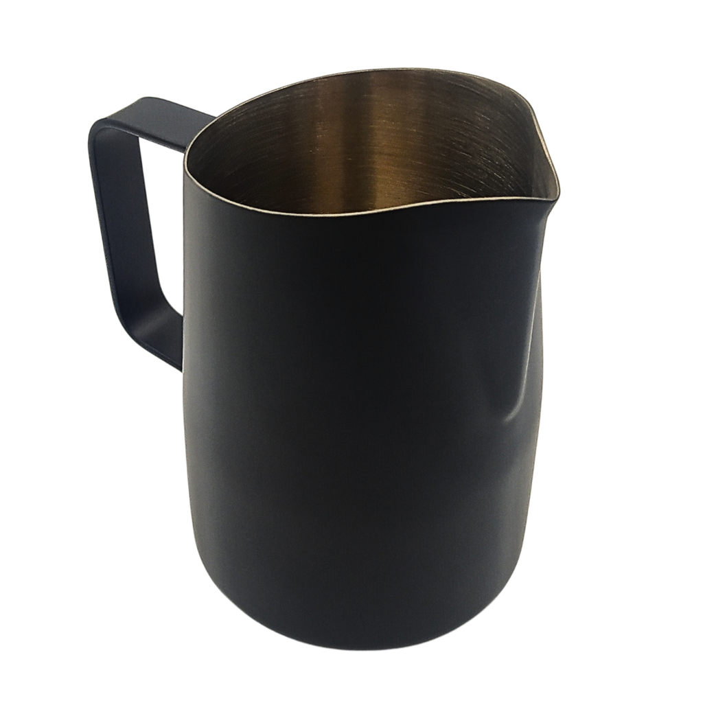 JARRA PITCHER NEGRA ACERO INOXIDABLE 410ML 14OZ DIANO