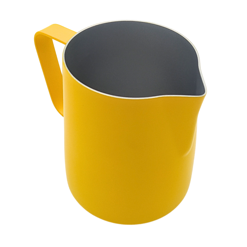 JARRA PITCHER AMARILLA ACERO INOXIDABLE 350ML 12OZ DIANO