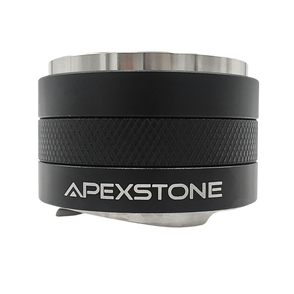 NIVELADOR DE CAFÉ DE ACERO INOXIDABLE Y ALUMINIO NEGRO 58MM APEXSTONE