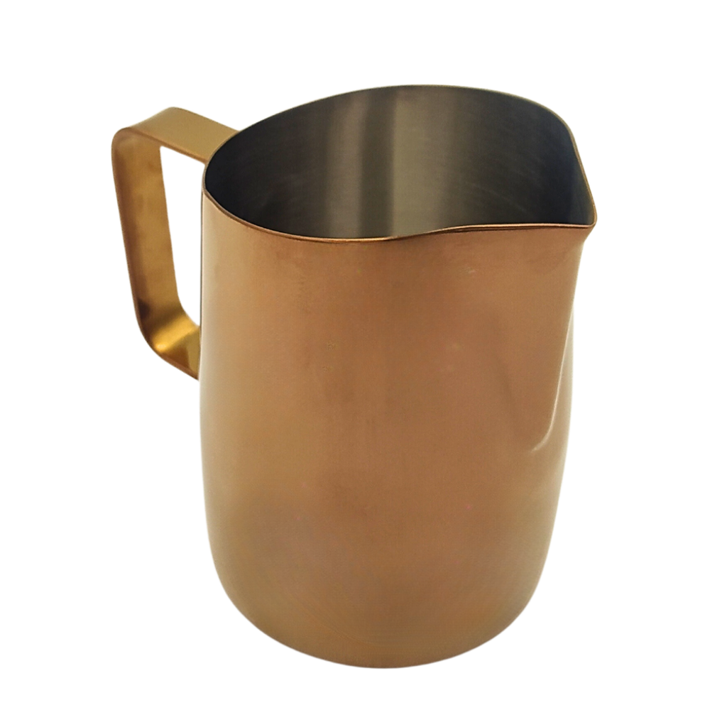 JARRA PITCHER DORADA ACERO INOXIDABLE 410ML 14OZ DIANO