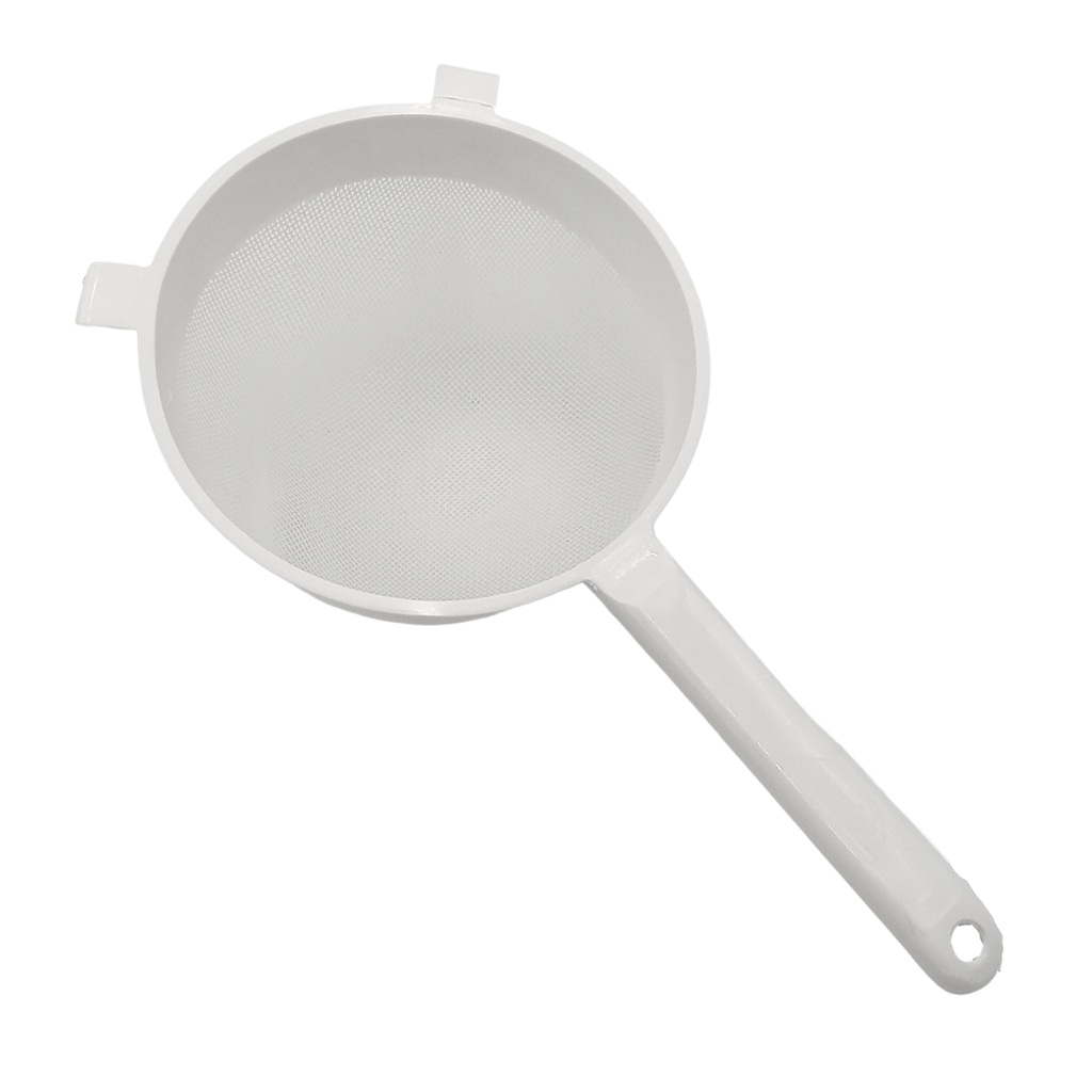 COLADOR DE PLASTICO BLANCO 19 CM PLASUTIL
