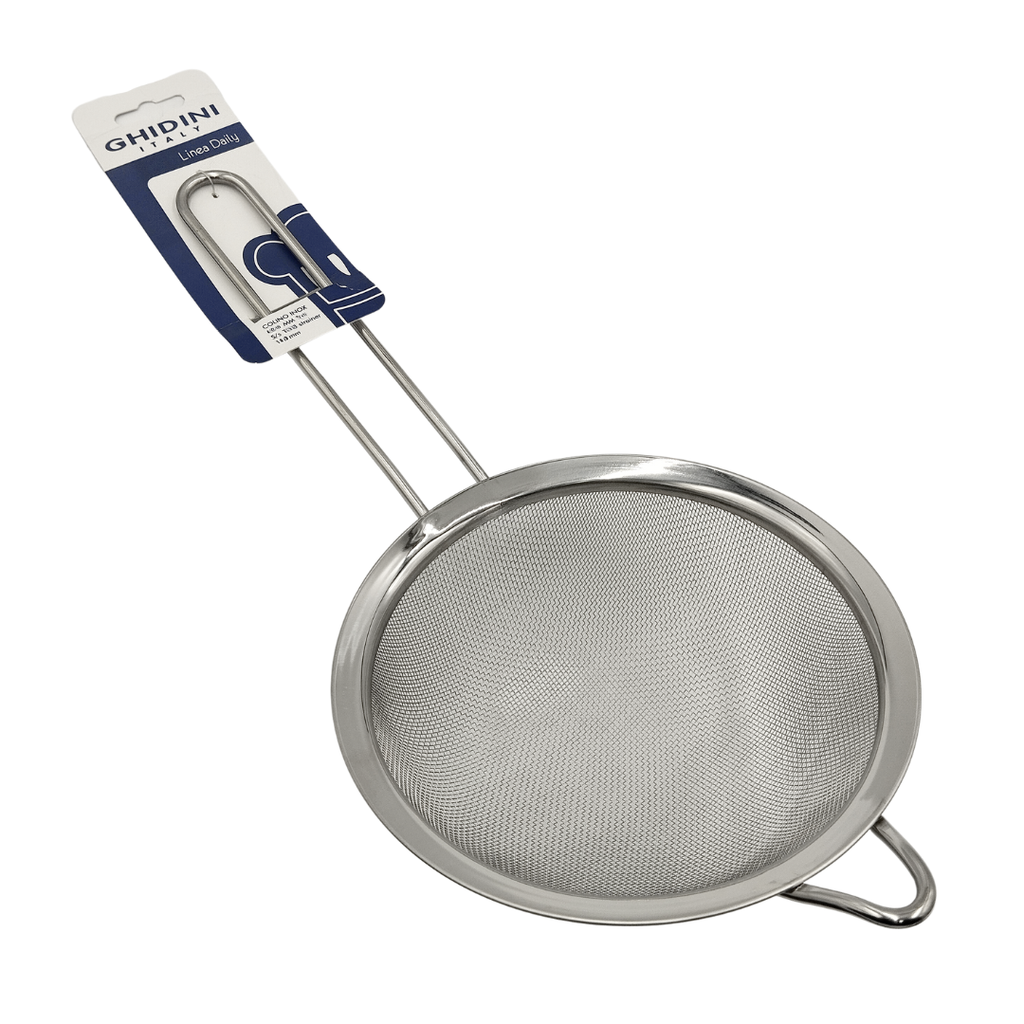 COLADOR DE MALLA DE ACERO INOXIDABLE 18 CM GHIDINI