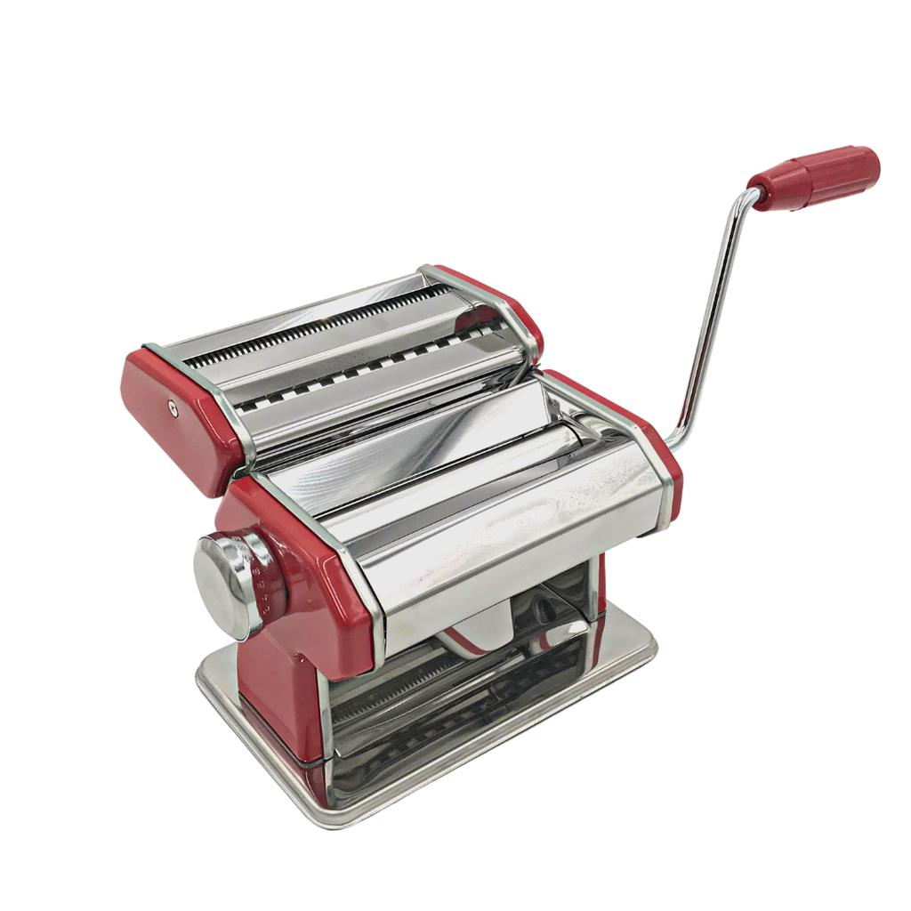 MÁQUINA MANUAL PARA PASTA EN ACERO INOXIDABLE CON 4 OPCIONES DE CORTE NORPRO