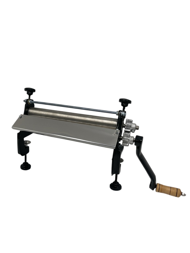 LAMINADORA DE MASA MANUAL EN ACERO INOXIDABLE - 30 CM