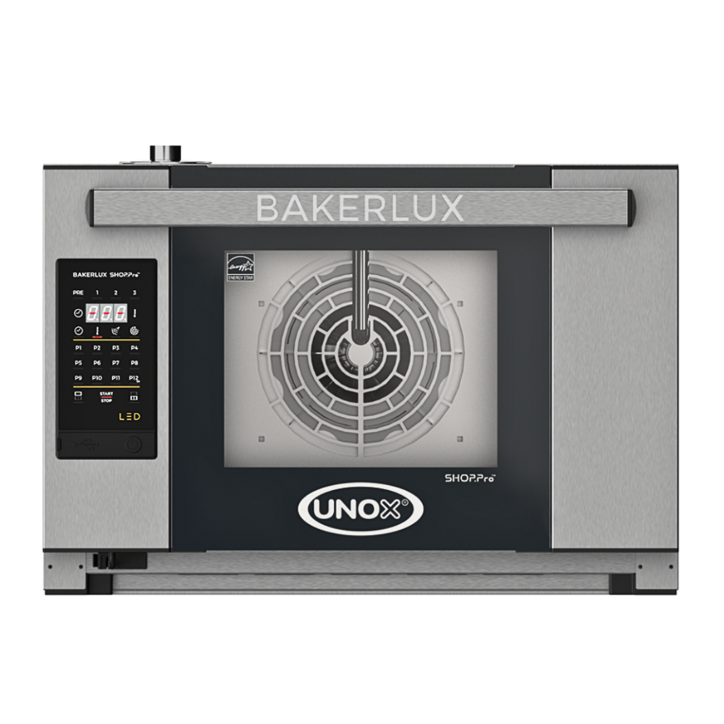 HORNO STEFANIA GO DE CONVECCIÓN ELÉCTRICO ACERO INOXIDABLE 42.9x60x65.1CM 3 BANDEJAS UNOX