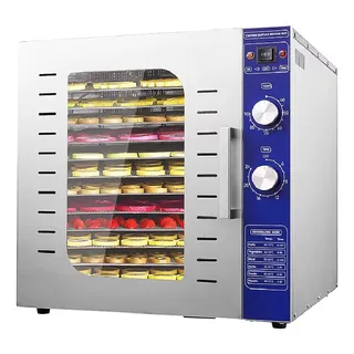 DESHIDRATADOR DE ALIMENTOS 12 BANDEJAS 38 X 46 X 31 CM 110V SENZANI