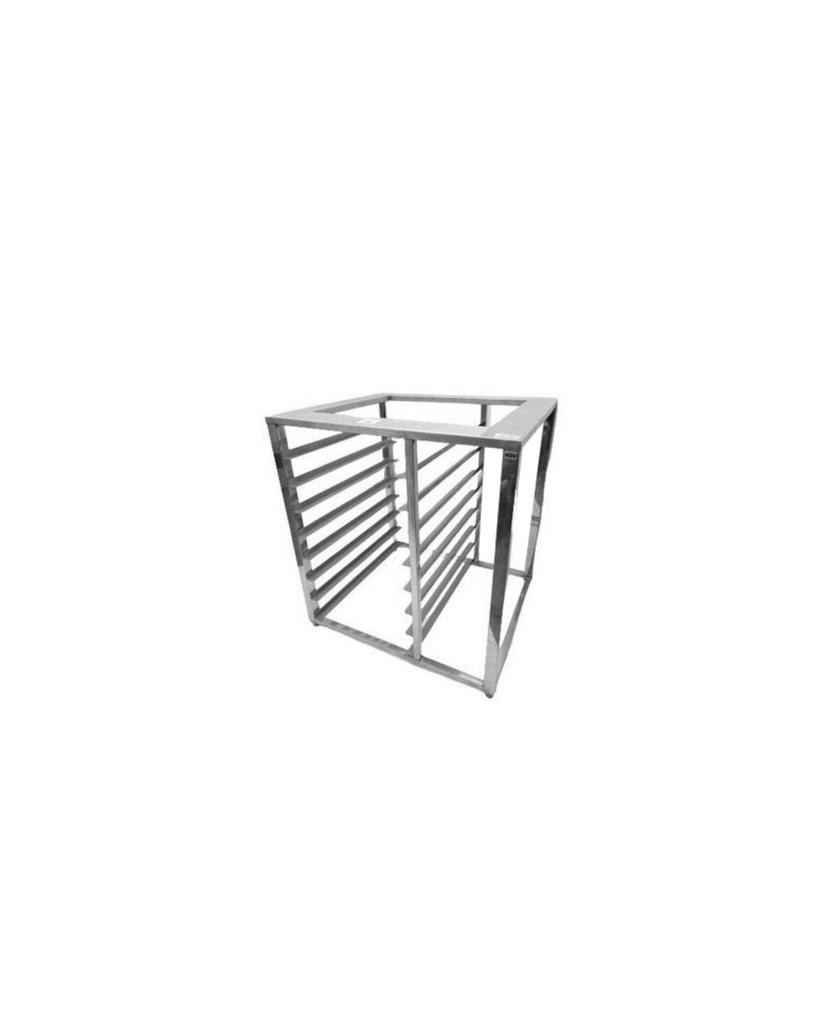 BASE PARA HORNO ROSSELA DE ACERO CON BANDEJERO 80X70X90 CM SENZANI