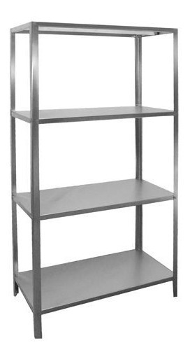 ESTANTE 4 ENTREPAÑOS ACERO INOXIDABLE 141X50X183 CENTIMETROS REFRINOX