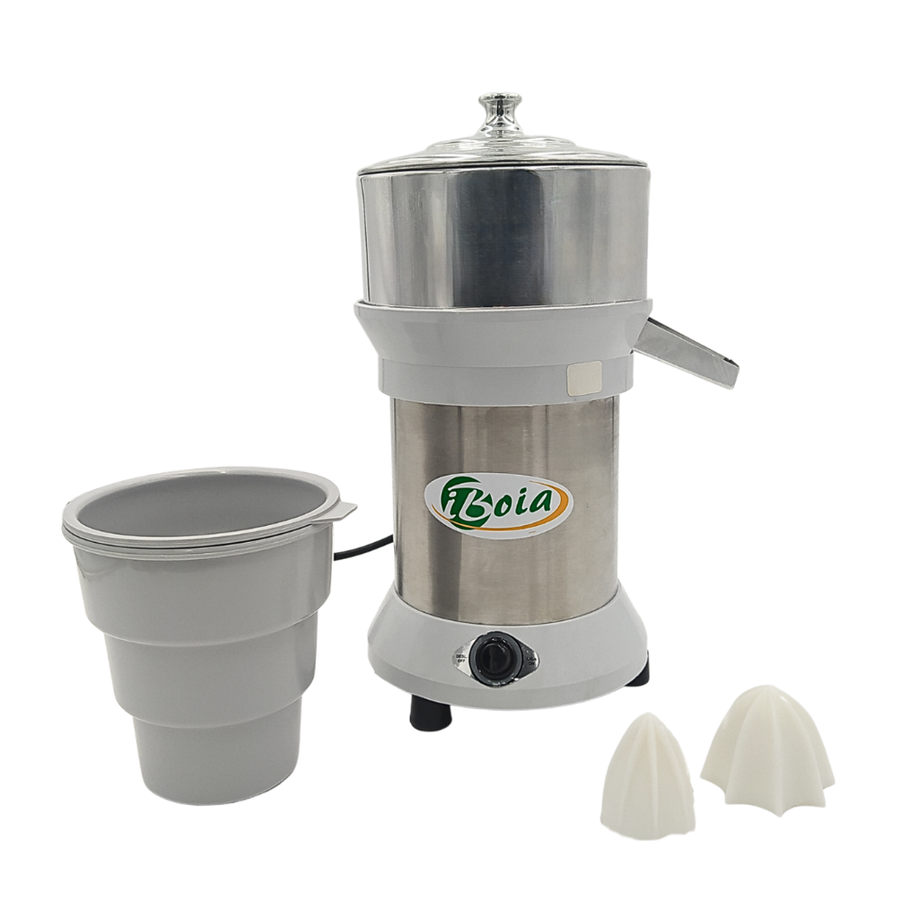 EXPRIMIDOR DE JUGOS MOTOR DE ACERO INOXIDABLE 42,5 X 24,5 X 21 CM 1/4 HP IBOIA