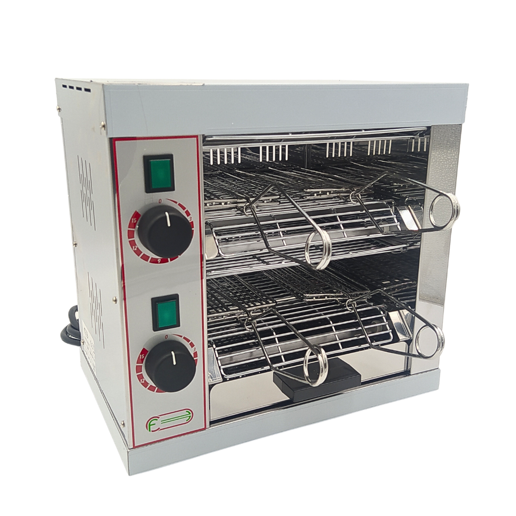 HORNO TOSTADORA DE 4 PINZAS DE ACERO INOXIDABLE 24.5X37.5X35.5CM CUOCO
