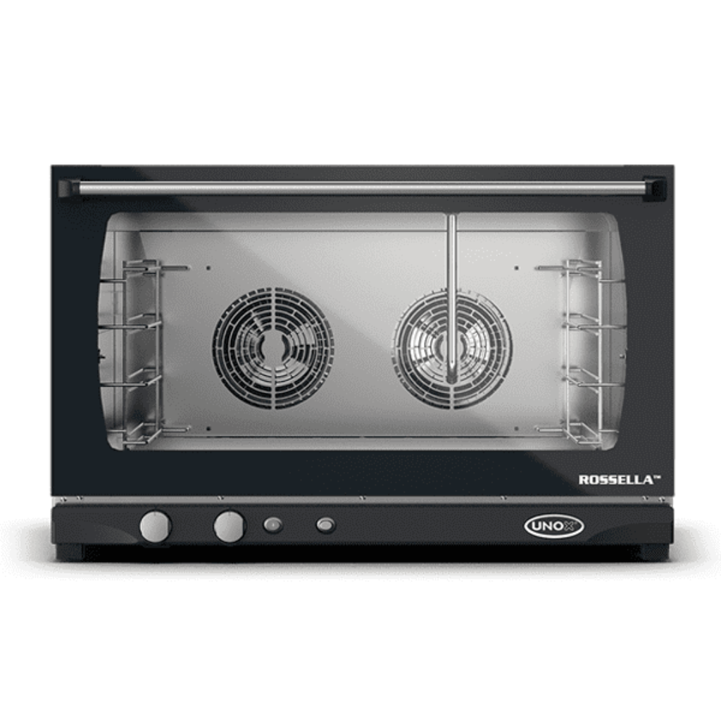 HORNO ROSSELLA DE CONVECCION ELÉCTRICO ACERO INOXIDABLE 80×81.3×52CM 4 BANDEJAS UNOX 