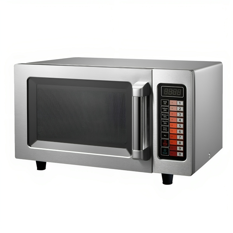HORNO MICROONDAS INDUSTRIAL DE ACERO INOXIDABLE 36x51x31CM 25L SENZANI