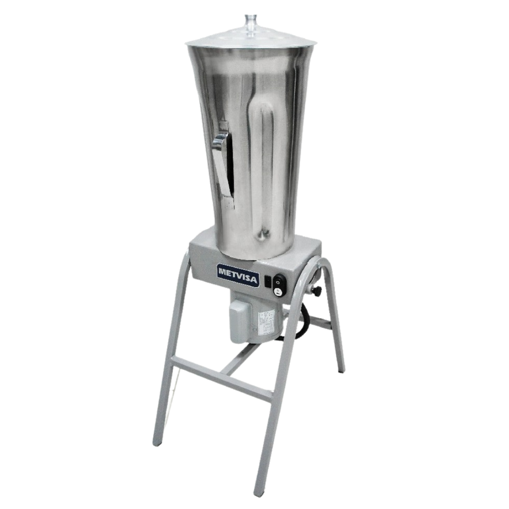 LICUADORA INDUSTRIAL DE ACERO INOXIDABLE 8L 0.5HP METVISA