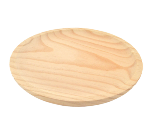 PLATO PARA PULPO DE MADERA 18X2 CM INCOR