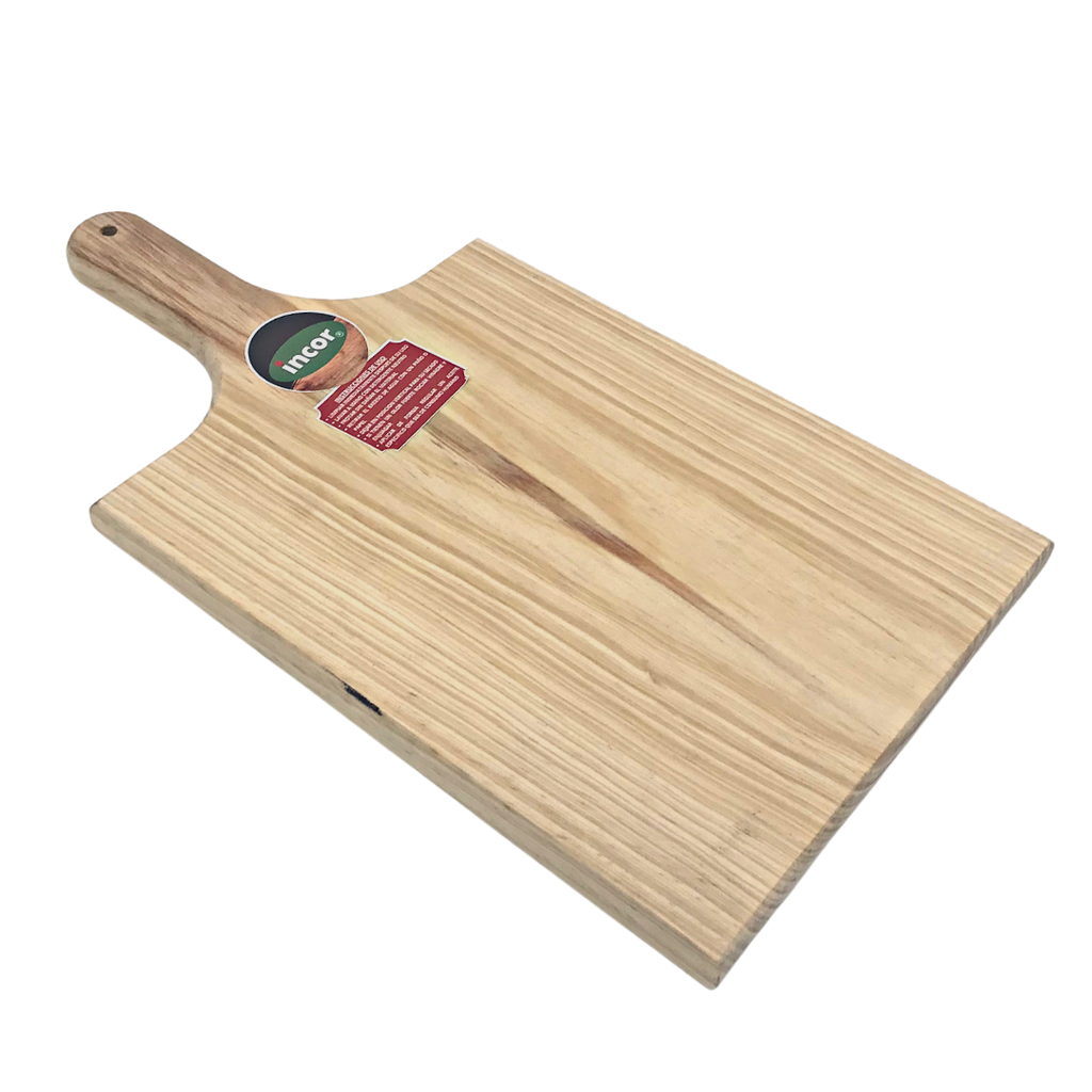 TABLA CON MANGO DE MADERA 40 CENTIMETROS MARCA INCOR