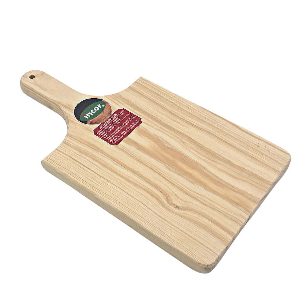 TABLA CON MANGO DE MADERA 35CM INCOR