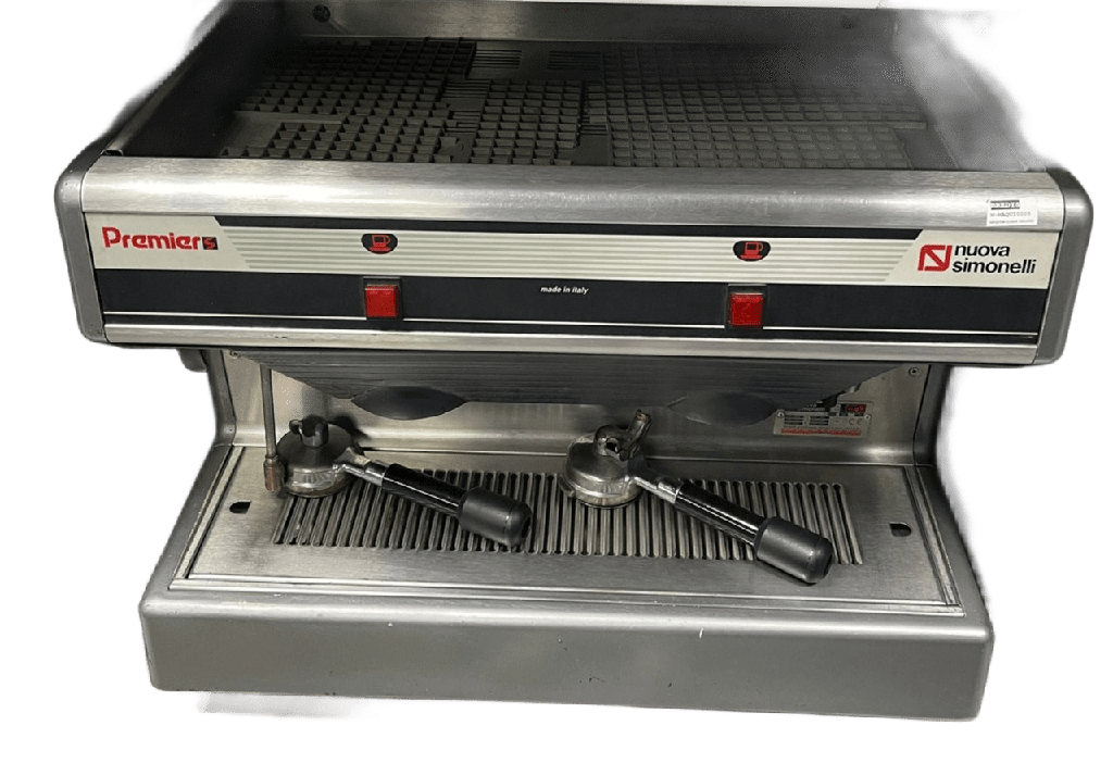 MÁQUINA DE CAFÉ ESPRESSO PROFESIONAL EN ACERO INOXIDABLE 2 GRUPOS 220V NUOVA SIMONELLI