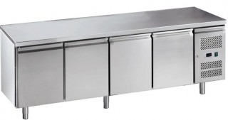 MESA REFRIGERADA DE TRABAJO 4 PUERTAS SENZANI