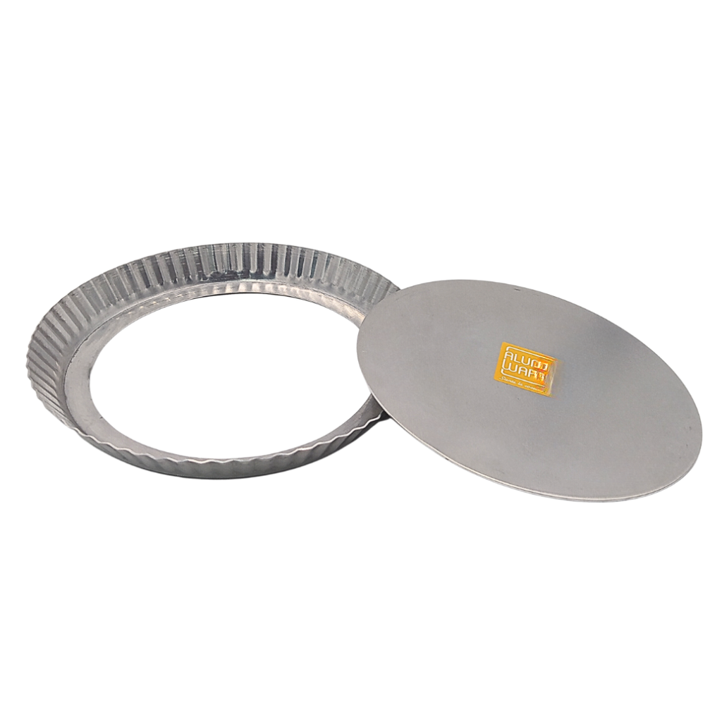 MOLDE PARA TARTALETA DESMONTABLE DE ALUMINIO 24x3CM ALUMWARE