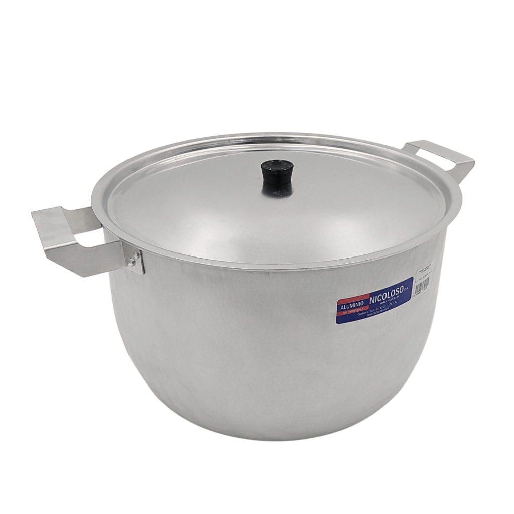 OLLA CON ASA DE ALUMINO 34 CENTIMETROS 15LITROS MARCA NICOLOSO