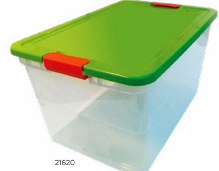 CAJON MULTIUSO DE CLICK DE PLASTICO 62 L ALFAHOGAR