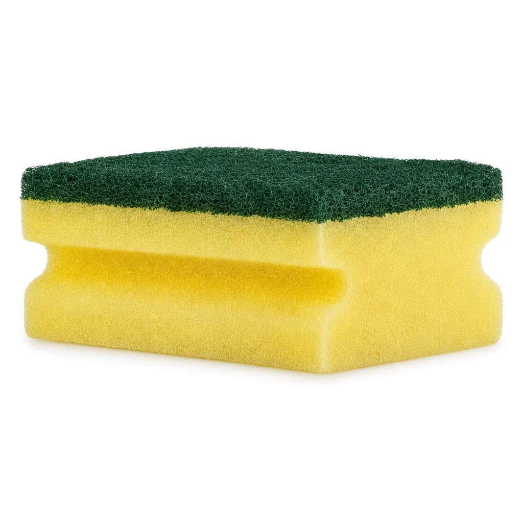 Esponja Doble Uso Salva Uñas De Espuma De Poliuretano Y Nylon 10 X 7 X 5 Cm Home
