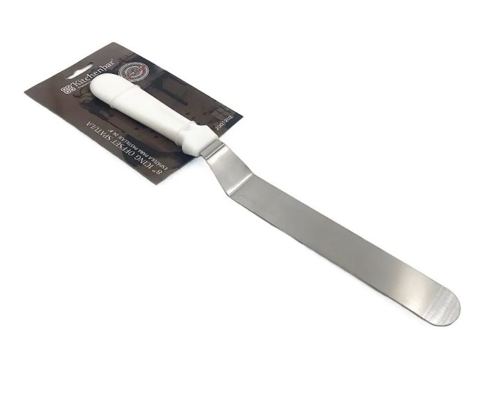 ESPATULA PARA REPOSTERIA DE ACERO INOXIDABLE 20 CM KITCHENBAR