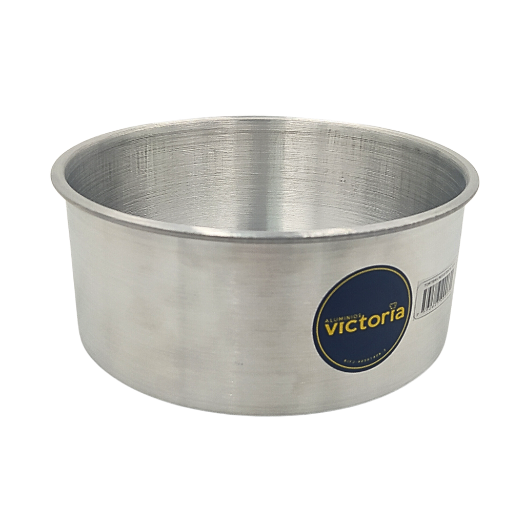 TORTERA RESISTENTE DE 22 CENTIMETROS MARCA ALUMINIO VICTORIA
