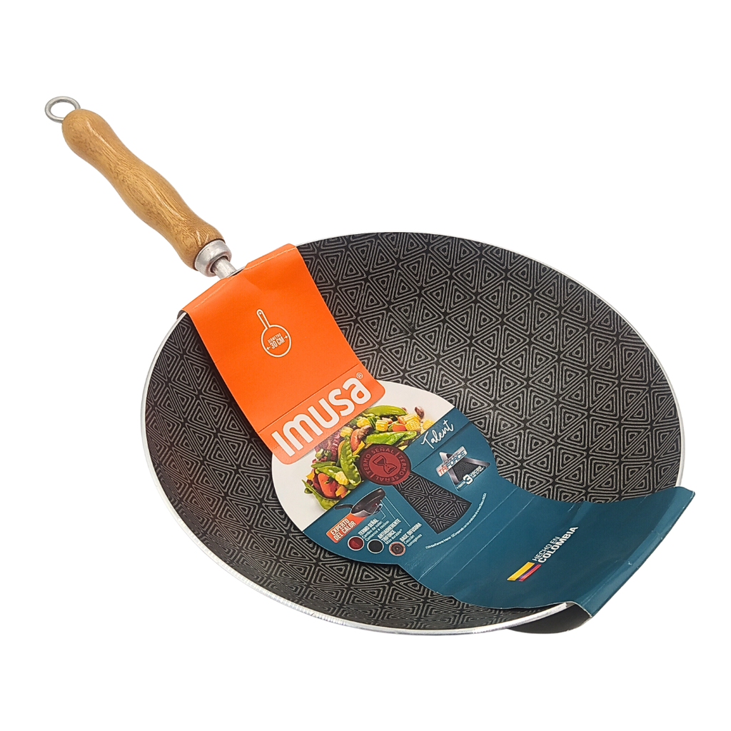 WOK DE ALUMINIO PROFESIONAL 30 CM IMUSA