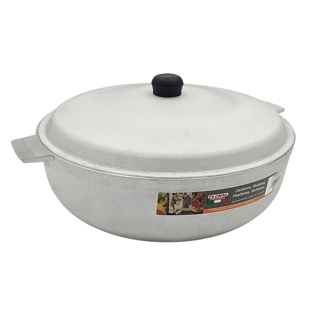CALDERO DE ALUMIO CON TAPA 36 CM FLONAL