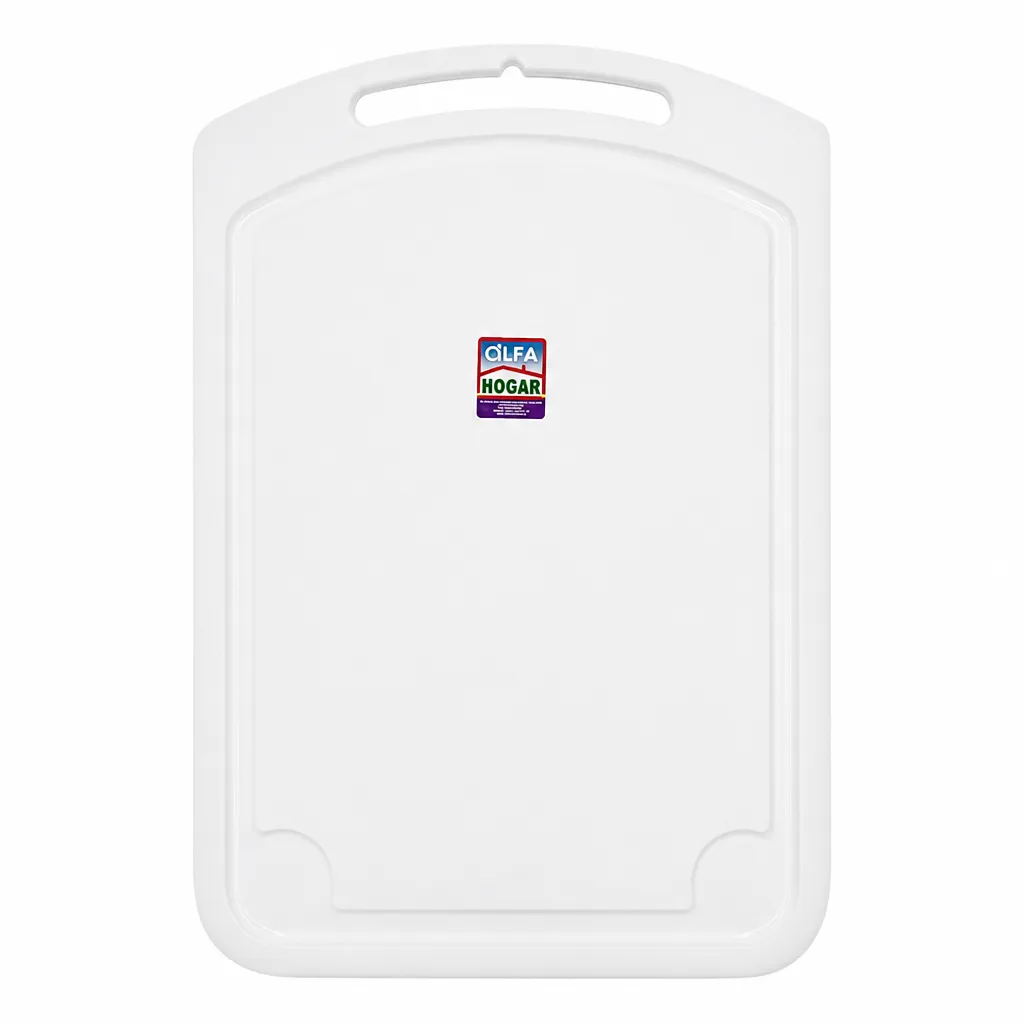 TABLA BLANCA PREMIUM PARA PICAR DE POLIPROPILENO 40X28 CM ALFA HOGAR