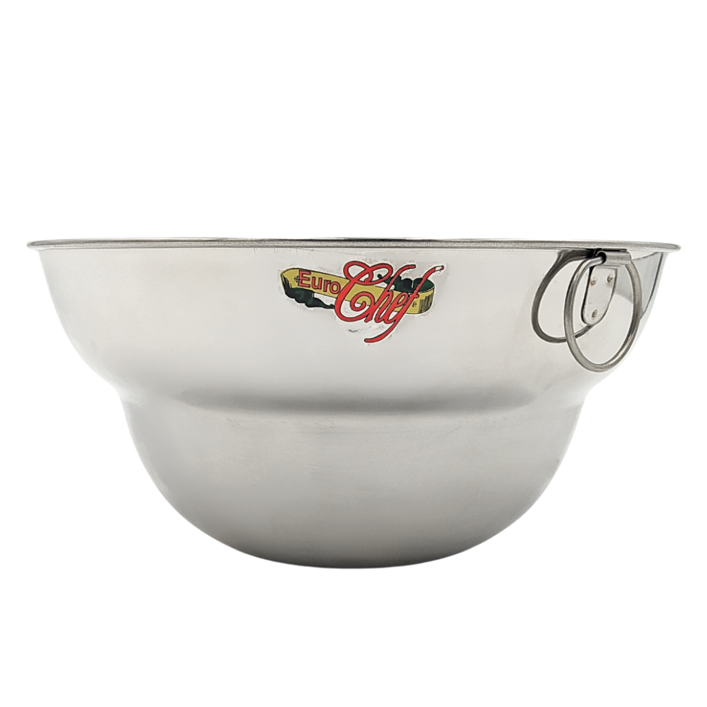 BOWL DOBLE FONDO GRANDE EN ACERO INOXIDABLE DE 4 L 27 CM EUROCHEF