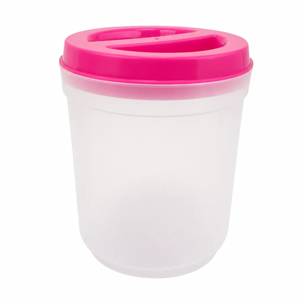 CONSERVADOR REDONDO PLASTICO DE 1 L  ALFA HOGAR