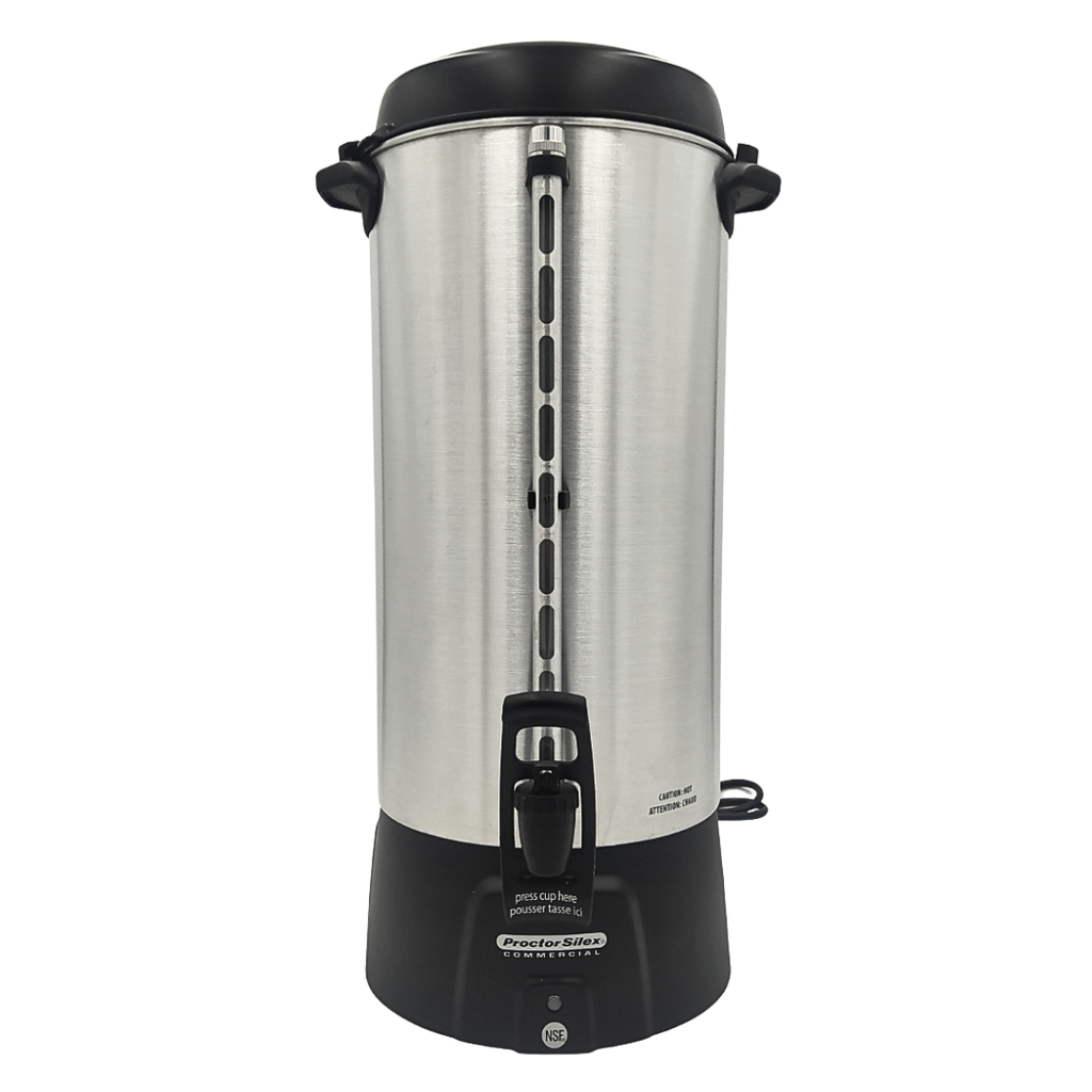 CAFETERA PERCOLADORA INDUSTRIAL DE ALUMINIO 100 TAZAS PROCTOR SILEX