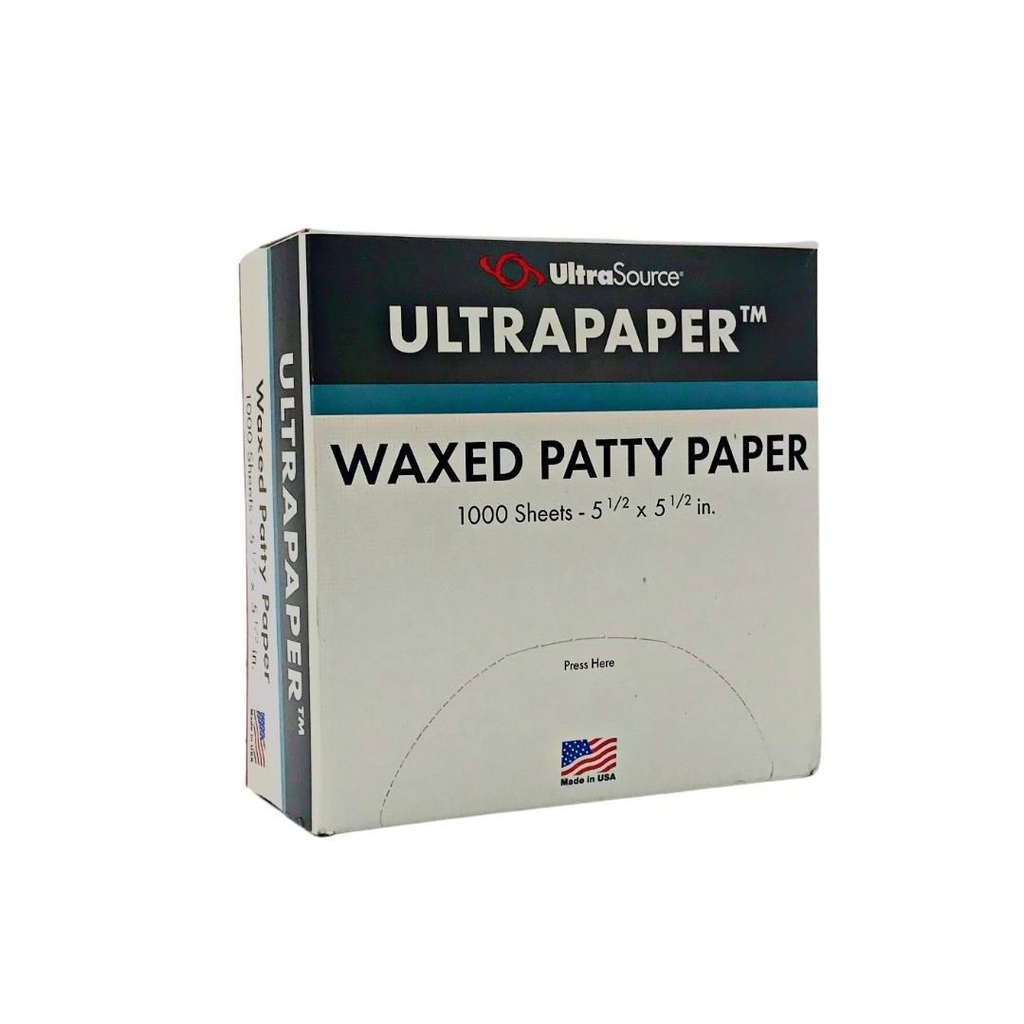 CAJA DE PAPEL ENCERADO DE HAMBURGUESA 1000 UNIDADES ULTRASOURCE