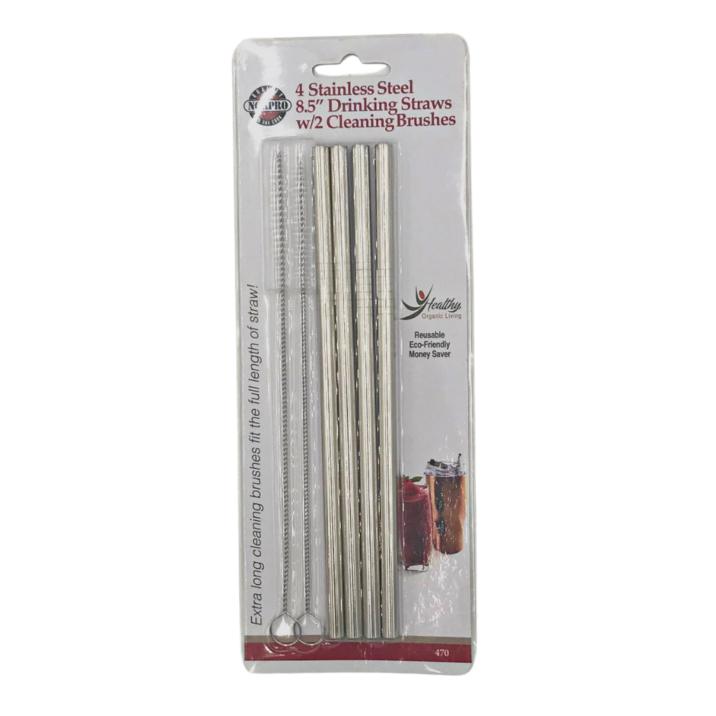 SET 4 PITILLOS Y CEPILLO ACERO INOXIDABLE 15 CENTIMETROS MARCA NORPRO