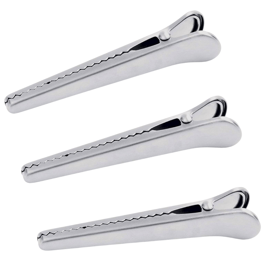 PINZA PARA CERRAR BOLSAS ACERO INOXIDABLE 11.5X2CM NORPRO