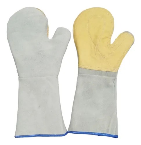 GUANTE PANADERO DE CARNAZA REFORZADO 45 CM MUNDO OFFICE