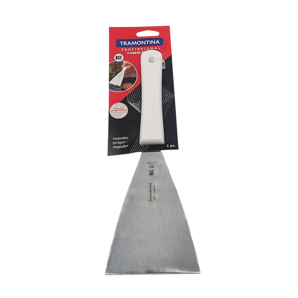 ESPATULA PROFESIONAL PARA HAMBURGUESA DE ACERO INOXIDABLE 5 X 4 CM TRAMONTINA