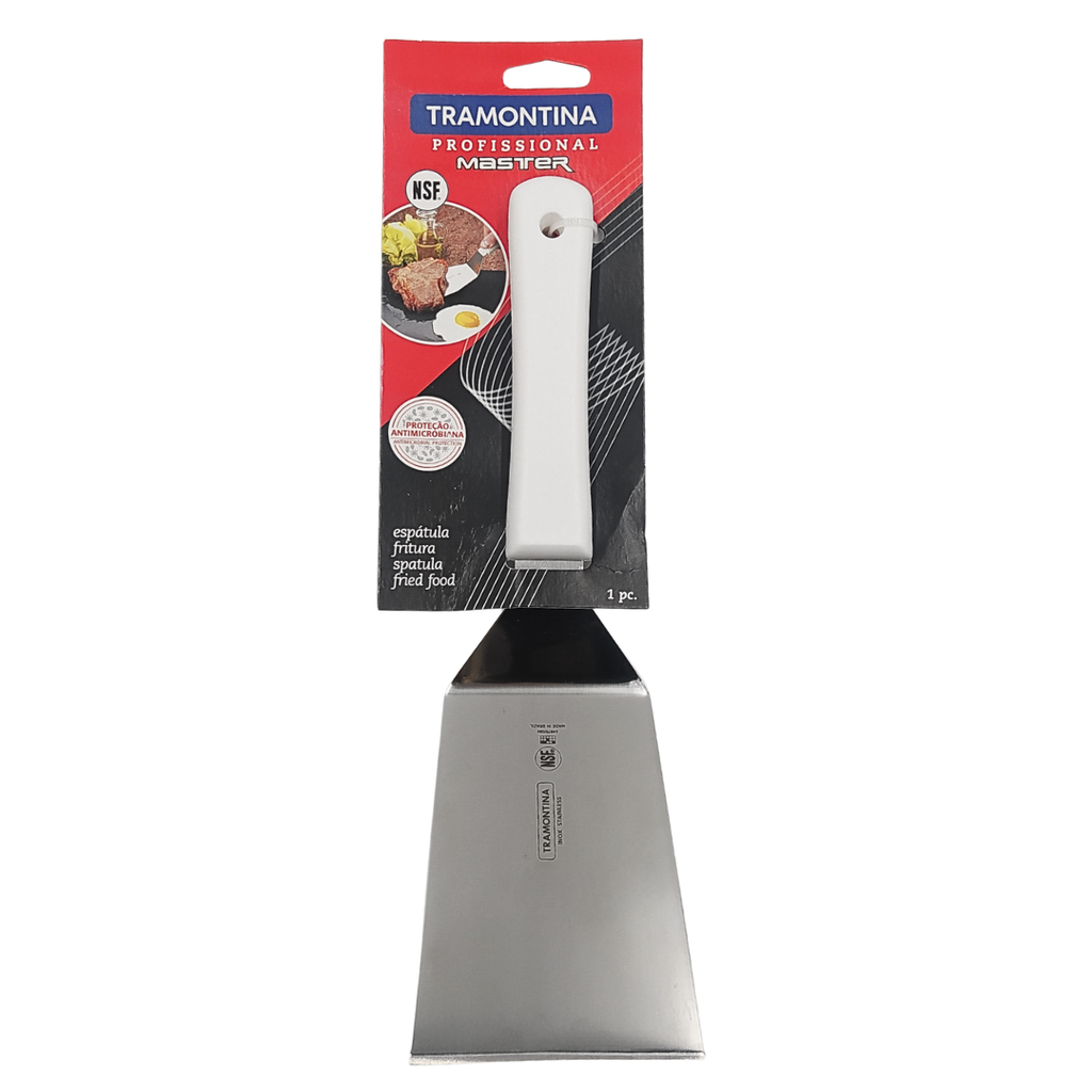 ESPATULA PROFESIONAL PARA FRITURA DE ACERO INOXIDABLE 6 X 3 CM TRAMONTINA