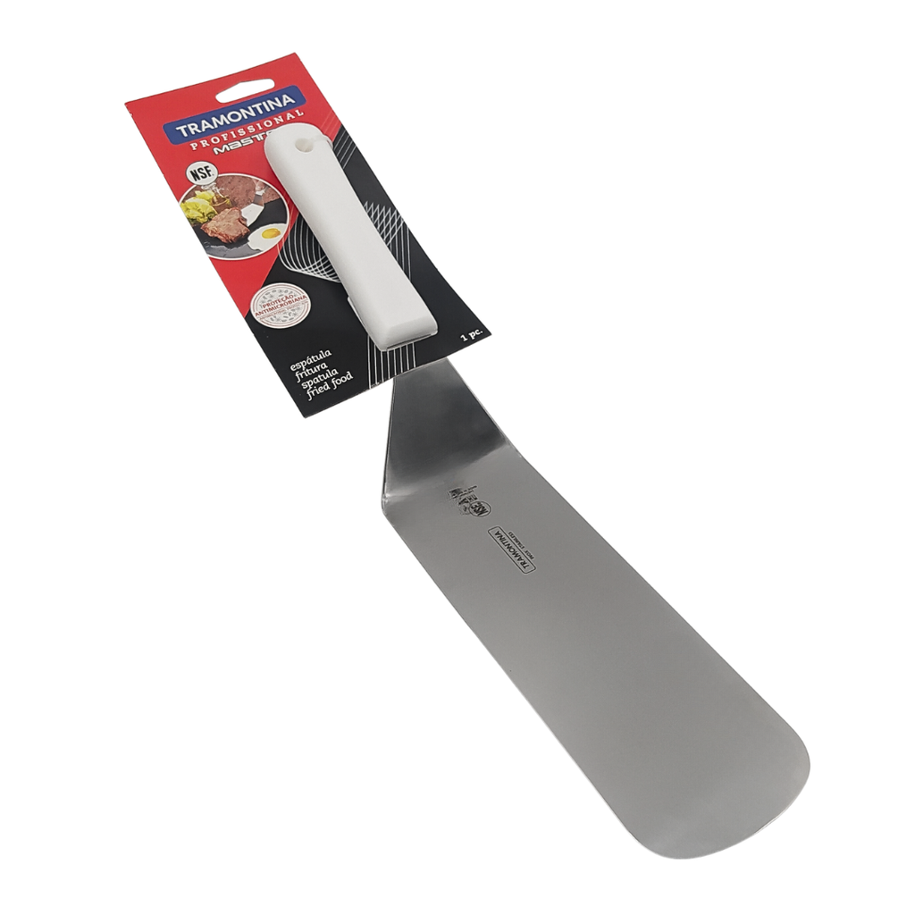 ESPATULA PROFESIONAL PARA FRITURA DE ACERO INOXIDABLE 9 X 3 CM TRAMONTINA
