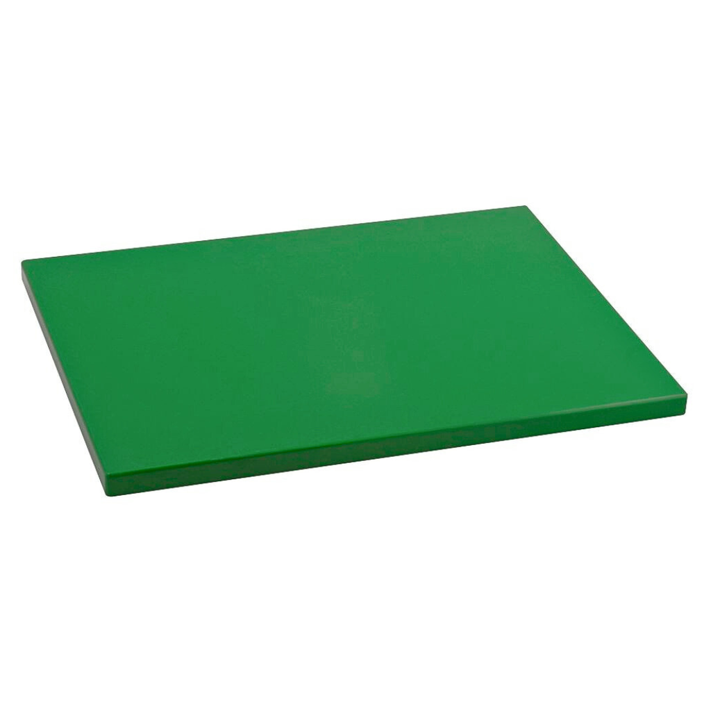 TABLA VERDE PARA CORTAR VEGETALES DE POLIETILENO 60X40X2CM MC