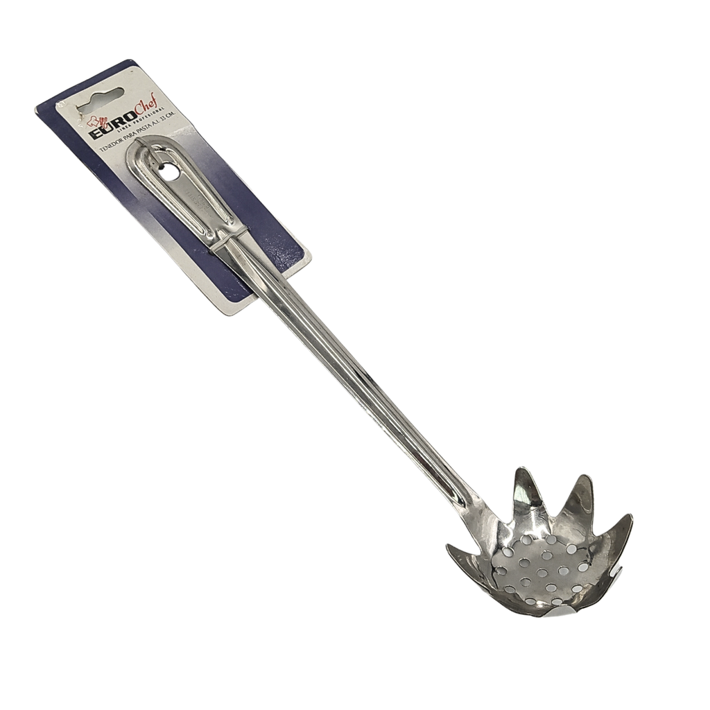 TENEDOR CUCHARA PARA PASTA EN ACERO INOXIDABLE 33 CM EUROCHEF