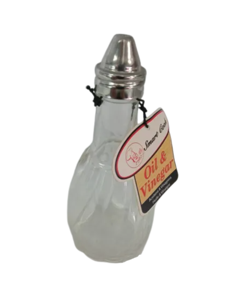ACEITERA Y VINAGRERA DE VIDRIO 19X6X19 CM SMARTCOOK