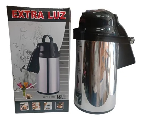 TERMO DE CAFE CROMADO 3L EXTRALUZ