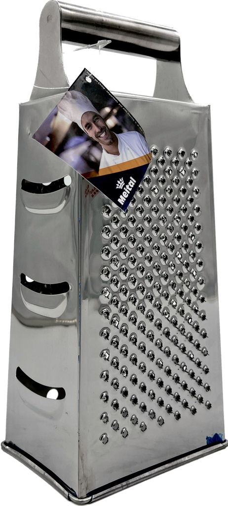 RALLO 4 CARAS EN ACERO INOXIDABLE DE 10X7,5X23,5 CM MEITAL